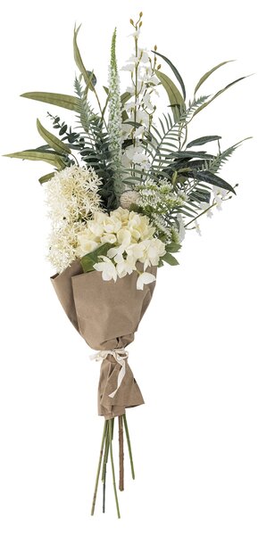 Umelá kytica Symphonie Bouquet White