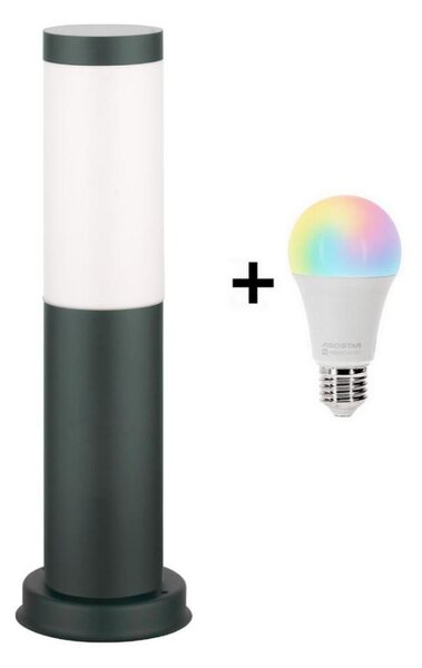 Brilagi - LED RGBW vonkajšie svietidlo 1xE27/9W/230V 40 cm IP44 antracit