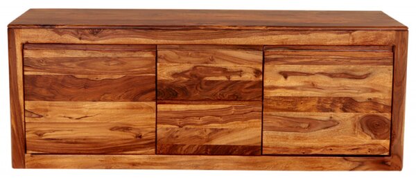 TV stolík Tina s úložným priestorom 140x60x45 indický masív palisander
