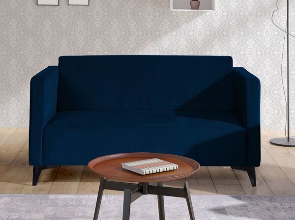 Mirjan24 Moderná pohovka Denim 2, Dostupné poťahy: Solo 251, Farby nožičiek: biely lesk 5902928240702