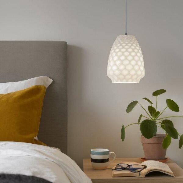 Luster na lanku FELICIA 1xE27/60W/230V biely