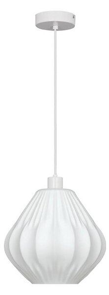 Závesné svietidlo na lanku CARSON 1xE27/40W/230V biele
