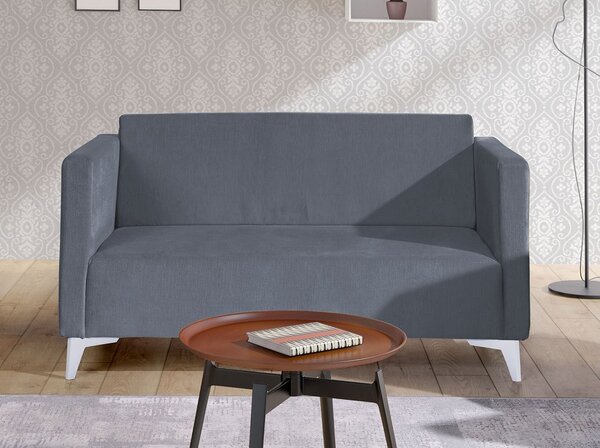 Mirjan24 Moderná pohovka Denim 2, Dostupné poťahy: Solo 251, Farby nožičiek: biely lesk 5902928240702