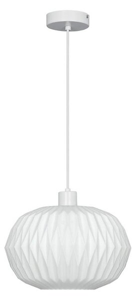Luster na lanku CARSON 1xE27/40W/230V biely