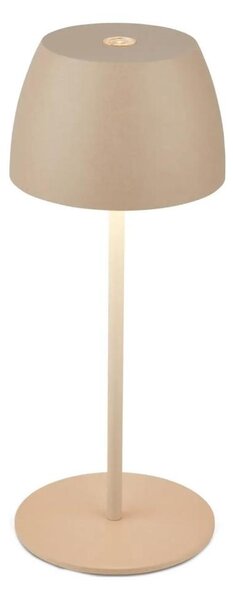 Briloner - LED stmievateľná nabíjateľná dotyková vonkajšia stolná lampa MINI LED/2,5W/5V IP44 1800 mAh béžová