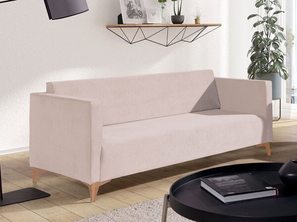Mirjan24 Pohovka Denim 3, Dostupné poťahy: Solo 263, Farby nožičiek: dub 5902928254808