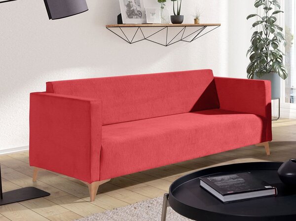 Mirjan24 Pohovka Denim 3, Dostupné poťahy: Solo 263, Farby nožičiek: dub 5902928254808