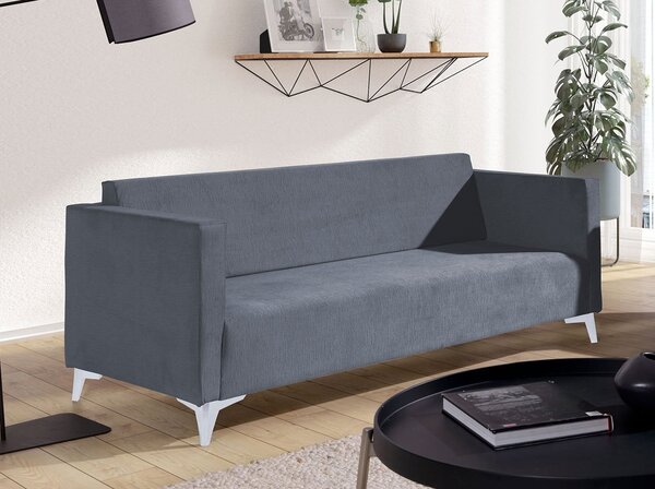 Mirjan24 Pohovka Denim 3, Dostupné poťahy: Solo 263, Farby nožičiek: dub 5902928254808