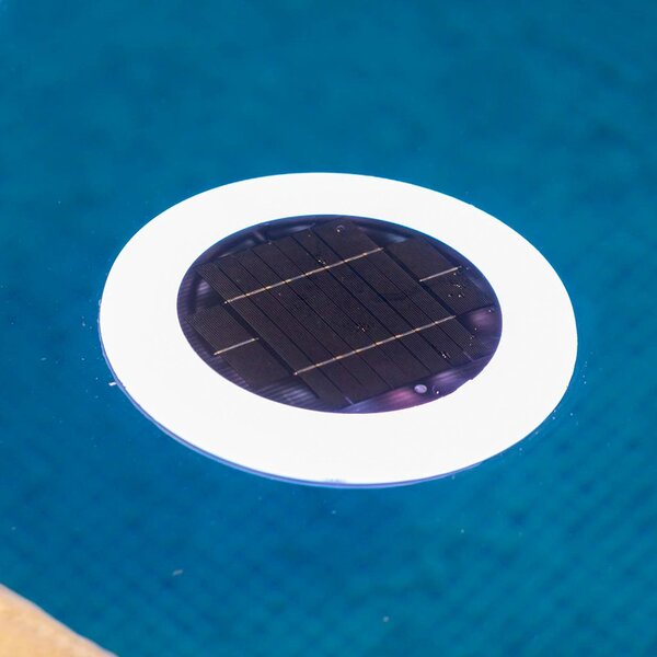 Newgarden Papaya LED lampa solárna IP68 RGBW, Biela / opálová, Plast, Moderný
