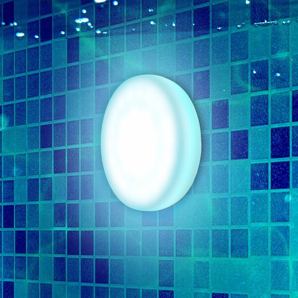 Newgarden Papaya LED svietidlo batérie IP68 RGBW, Biela / opálová, Plast, Moderný