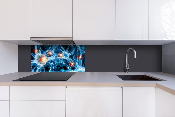 DIMEX | Plexisklo za kuchynskú linku PGT-08040-238 | 80 x 40 cm Nervové synapsie