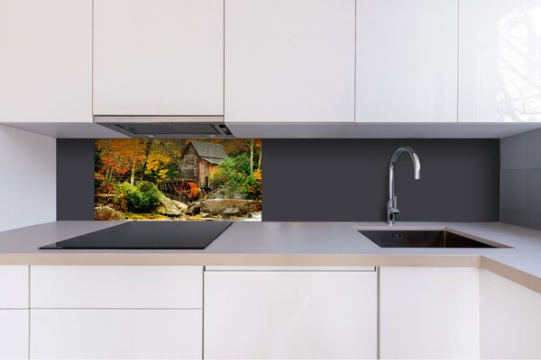 DIMEX | Plexisklo za kuchynskú linku PGT-08040-042 | 80 x 40 cm Mlyn