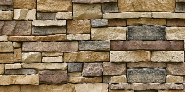 DIMEX | Plexisklo za kuchynskú linku PGT-08040-256 | 80 x 40 cm Béžové kamenné obloženie