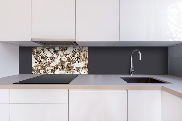 DIMEX | Plexisklo za kuchynskú linku PGT-08040-104 | 80 x 40 cm Hrubý kameň