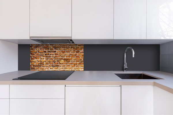 DIMEX | Plexisklo za kuchynskú linku PGT-08040-087 | 80 x 40 cm Stará tehla