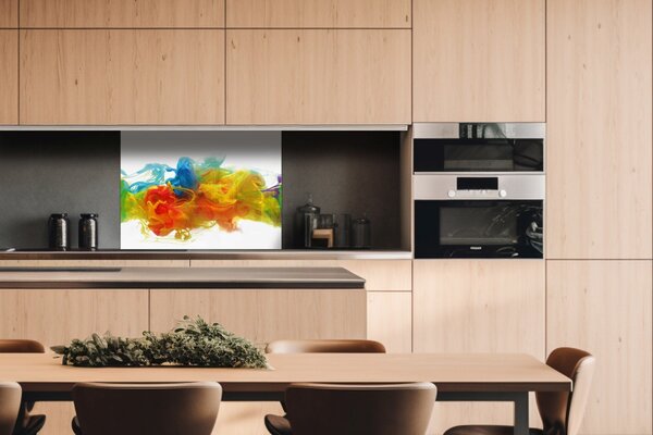 DIMEX | Plexisklo za kuchynskú linku PGT-08060-286 | 80 x 60 cm Farebný atrament vo vode
