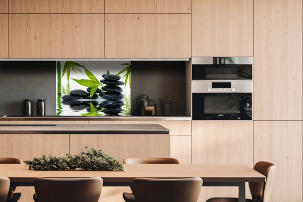 DIMEX | Plexisklo za kuchynskú linku PGT-08060-032 | 80 x 60 cm Kamene Zen