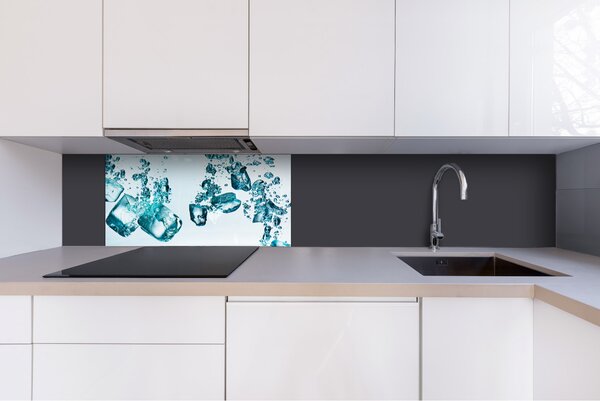DIMEX | Plexisklo za kuchynskú linku PGT-08040-002 | 80 x 40 cm Ľadové kocky