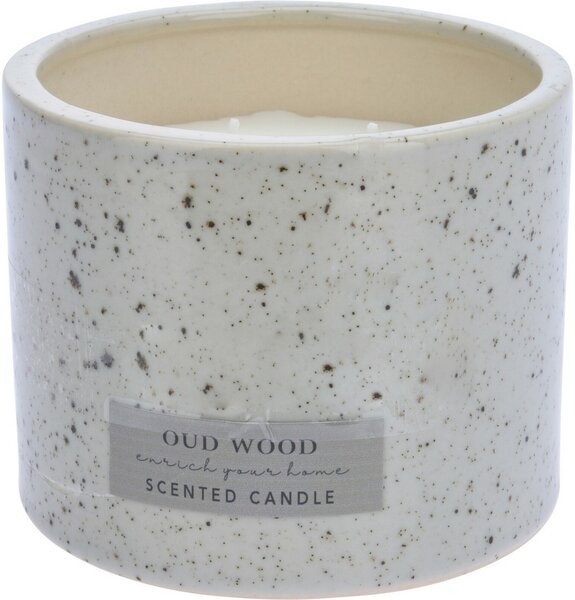 Vonná sviečka Enrich your home, Oud Wood, 180 g, 10,5 x 8 cm