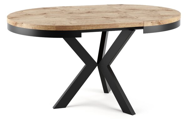 OKRÚHLY ROZKLADACÍ STÔL PIERRE 100 + 38 cm