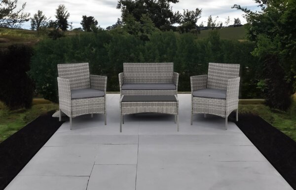 Záhradný set MADERA – sivý