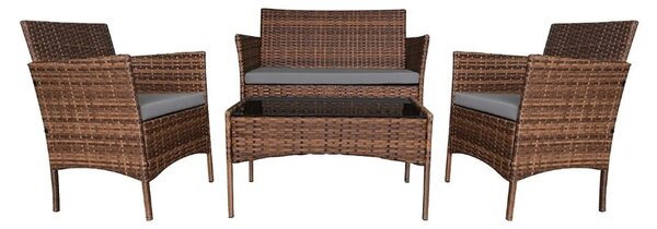 Záhradný set MADERA – hnedý