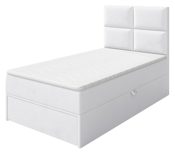 Kontinentálna posteľ Hudson Lux 1, Strana: ľavá, Rozmer postele: 100x200, Farby: ekokoža Soft 017 Mirjan24 5902928526844