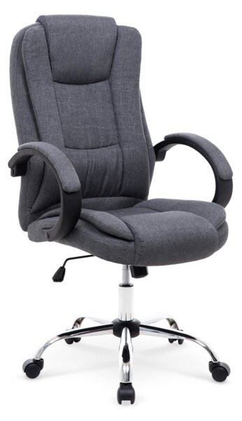 Kancelárska stolička RELAX 2, 64x118x75, tmavý popol