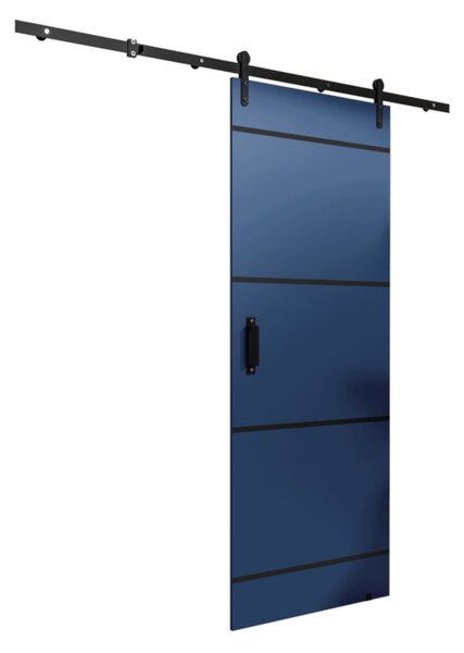 Posuvné dvere LOFTIKO IV + Systém tichého zatvárania, 90x204, modrá