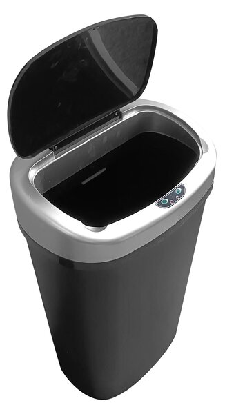 Bezdoteku Bezdotykový odpadkový kôš LIGHT plastový oválny senzorový 48 L