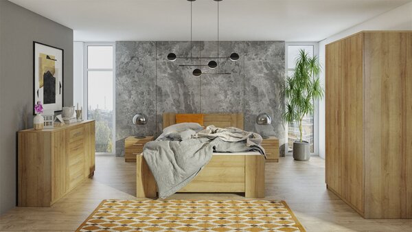 Mirjan24 Spálňa Kler XI, Farby: biela / biela + ekokoža Soft Pik 011 5902928238884