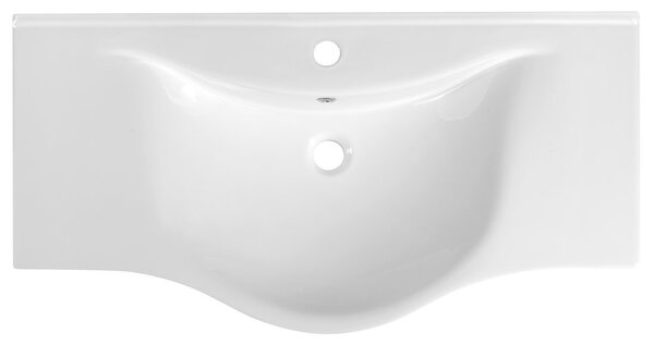 Aqualine, ZARA 100 keramické umývadlo na nábytok 99,5x46,5cm, biela, 10100