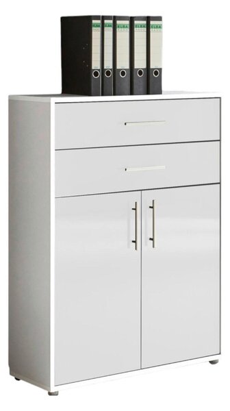 SKRINKA NA DOKUMENTY, sivá, biela s vysokým leskom, 168,8/227,2/33 cm MID.YOU - Online Only kancelárie, Online Only