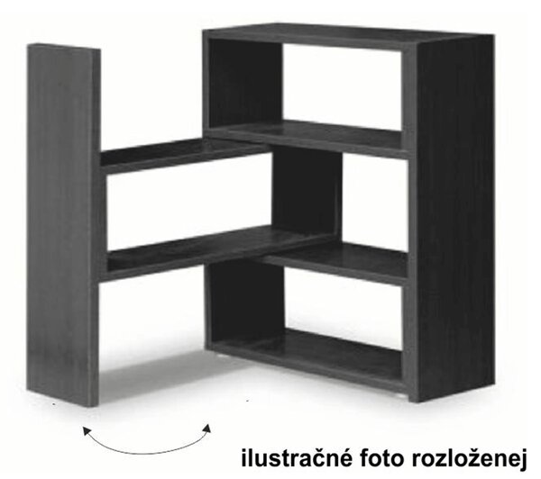KONDELA Regál, biela, KLOE III