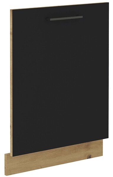 Dvierka na umývačku Monro ZM 71,3x59,6 cm - čierna / dub artisan