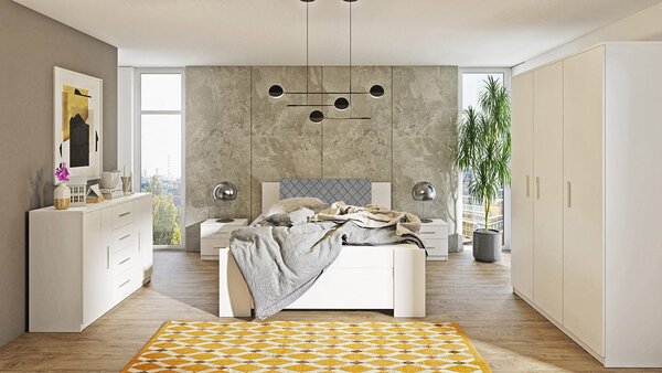 Mirjan24 Spálňa Kler XII, Farby: biela 5902928116441