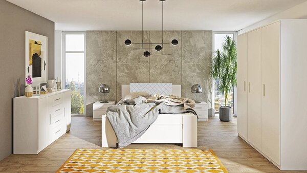 Mirjan24 Spálňa Kler XII, Farby: biela 5902928116441