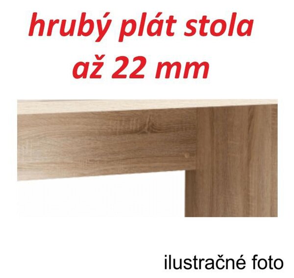 KONDELA Písací stôl, biela, EGON