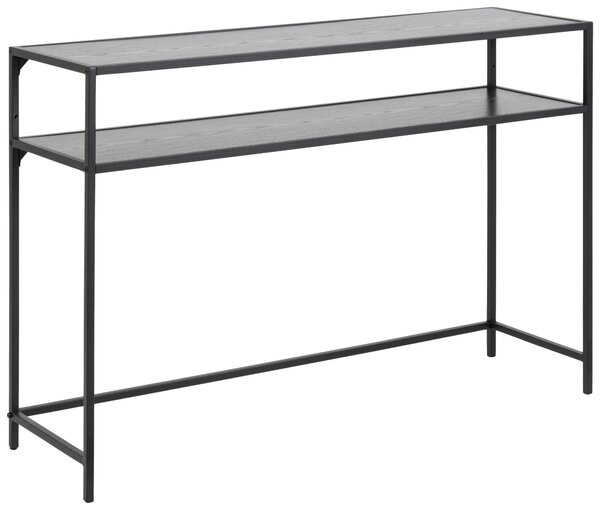 KONZOLOVÝ STOLÍK, čierna, kompozitné drevo, 120/79/35 cm - Online Only obývacie izby, Online Only