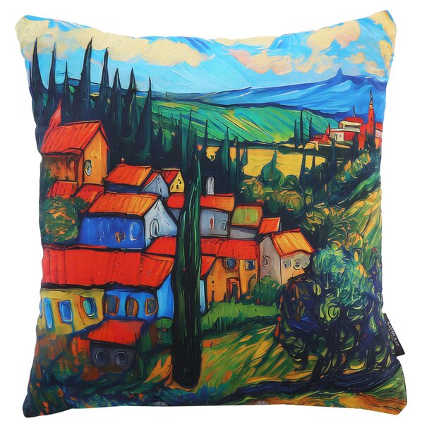 XPOSE® Set obliečok na vankúš LETO NA DEDINE (digitálna tlač) 43x43 cm - set 4ks