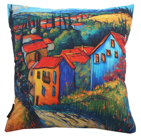XPOSE® Set obliečok na vankúš LETO NA DEDINE (digitálna tlač) 43x43 cm - set 4ks