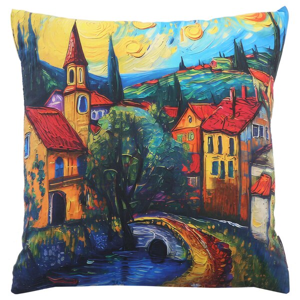XPOSE® Set obliečok na vankúš LETO NA DEDINE (digitálna tlač) 43x43 cm - set 4ks