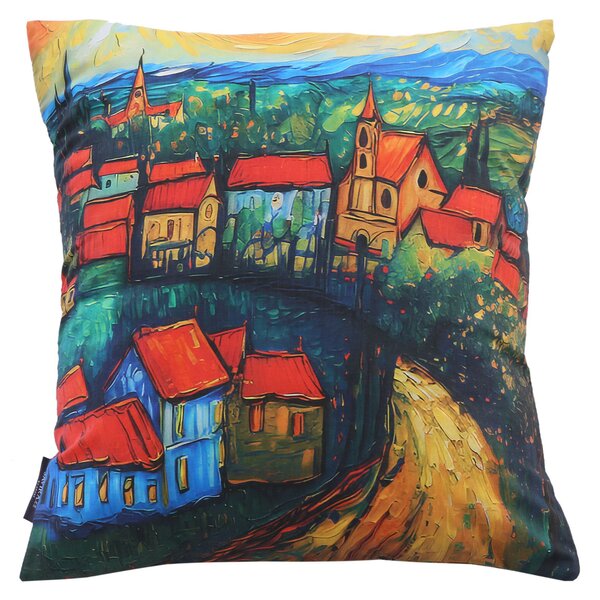 XPOSE® Set obliečok na vankúš LETO NA DEDINE (digitálna tlač) 43x43 cm - set 4ks