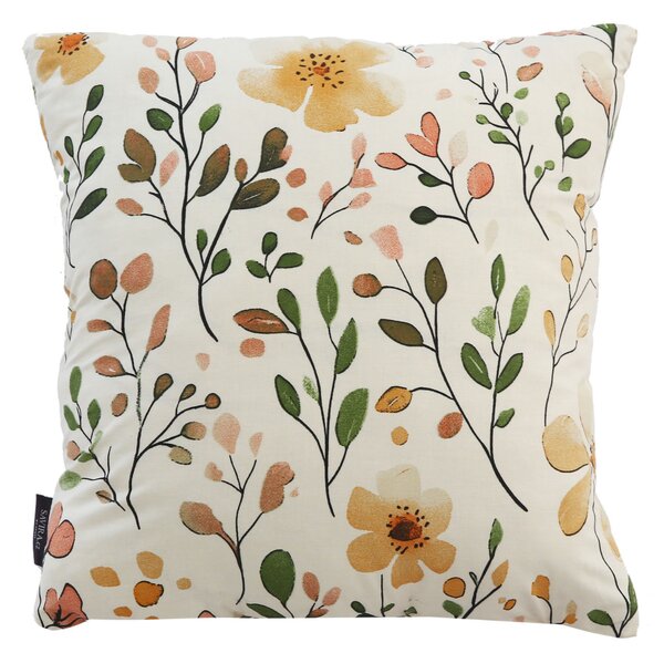 XPOSE® Set obliečok na vankúš PASTELOVÉ KVETY 43x43 cm - set 4ks