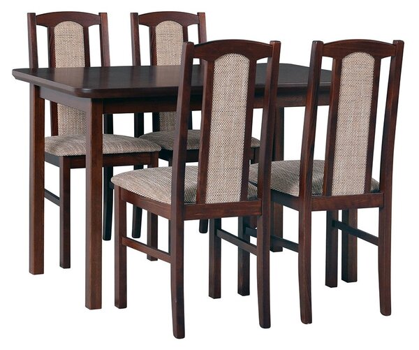 Stôl so stoličkami - AL17, Morenie: jelša - L, Poťahové látky: 5 - Inari23 Mirjan24 5902928075038