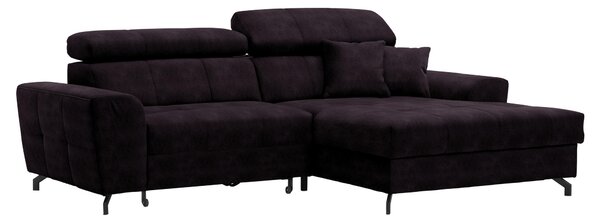 ROHOVÁ SEDAČKA, textil, baklažánová Carryhome - Sedačky, Online Only