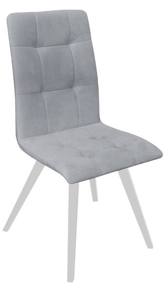 Moderná čalúnená stolička JK33, Morenie: biela, Dostupné poťahy: Mono 244 Mirjan24 5902928166545