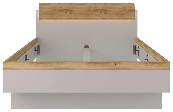 POSTEĽ, 140/200 cm farba duba, svetlosivá Dieter Knoll - Postele