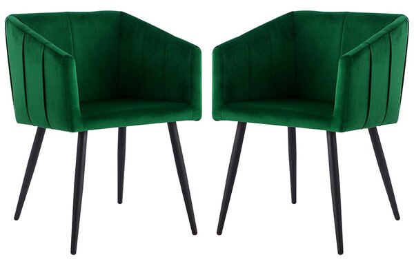 Sada dvoch moderných stoličiek Archie 226, Farby:: MJH-93 Green Mirjan24 5902928142891