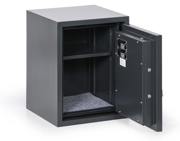Ohnivzdorný nábytkový trezor s elektronickým zámkom, trieda S2, 580 x 440 x 435 mm